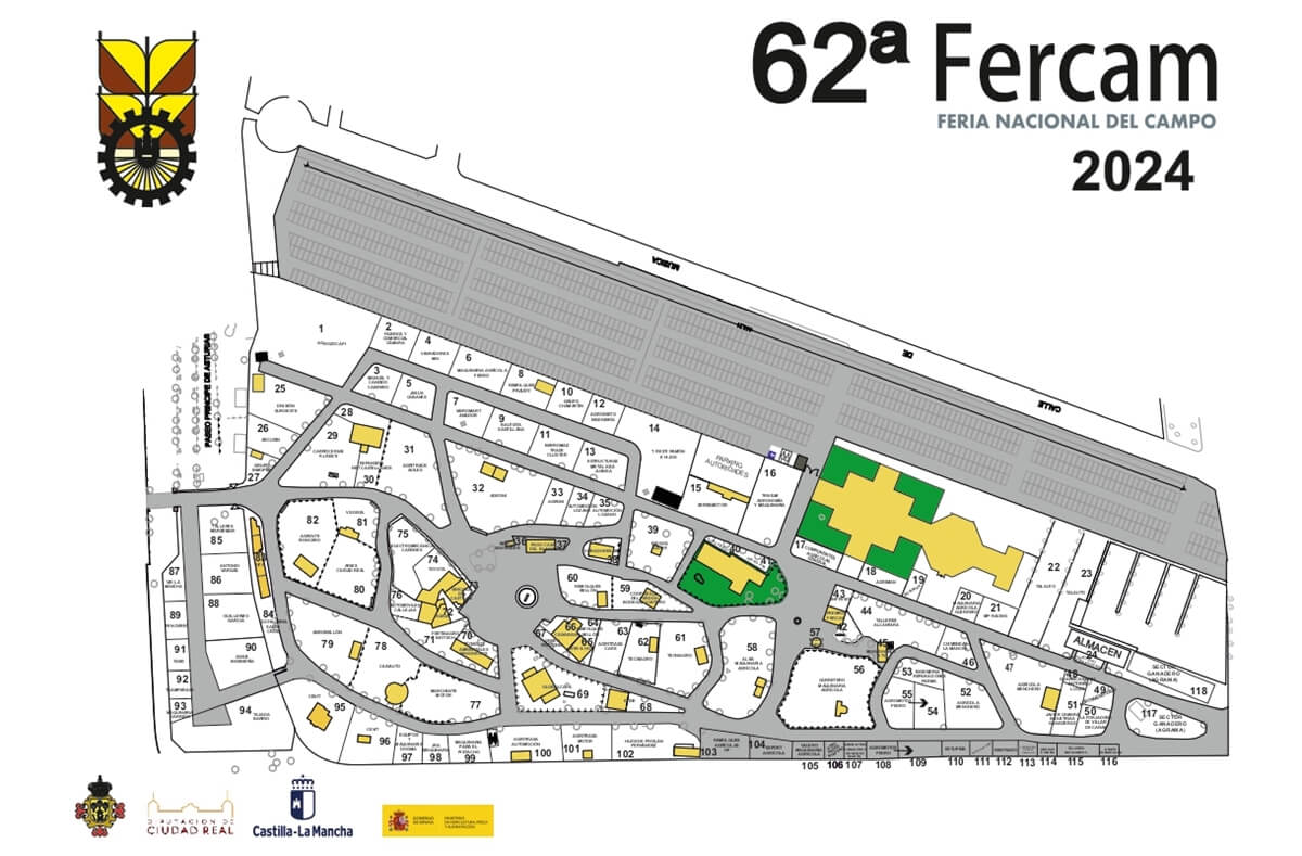 Recinto Ferial FERCAM Manzanares plano